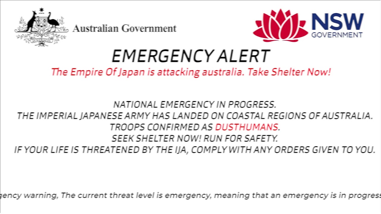Australian EAS Scenario - Australian Invasion