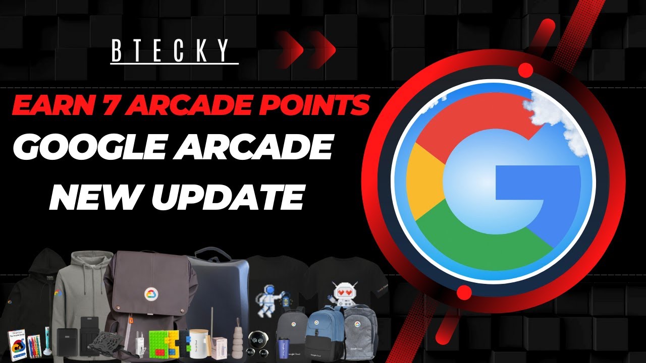Earn 7 Arcade Bonus Points || Google Arcade Week Meet Play Badge Series || Free Swags || Must Watch