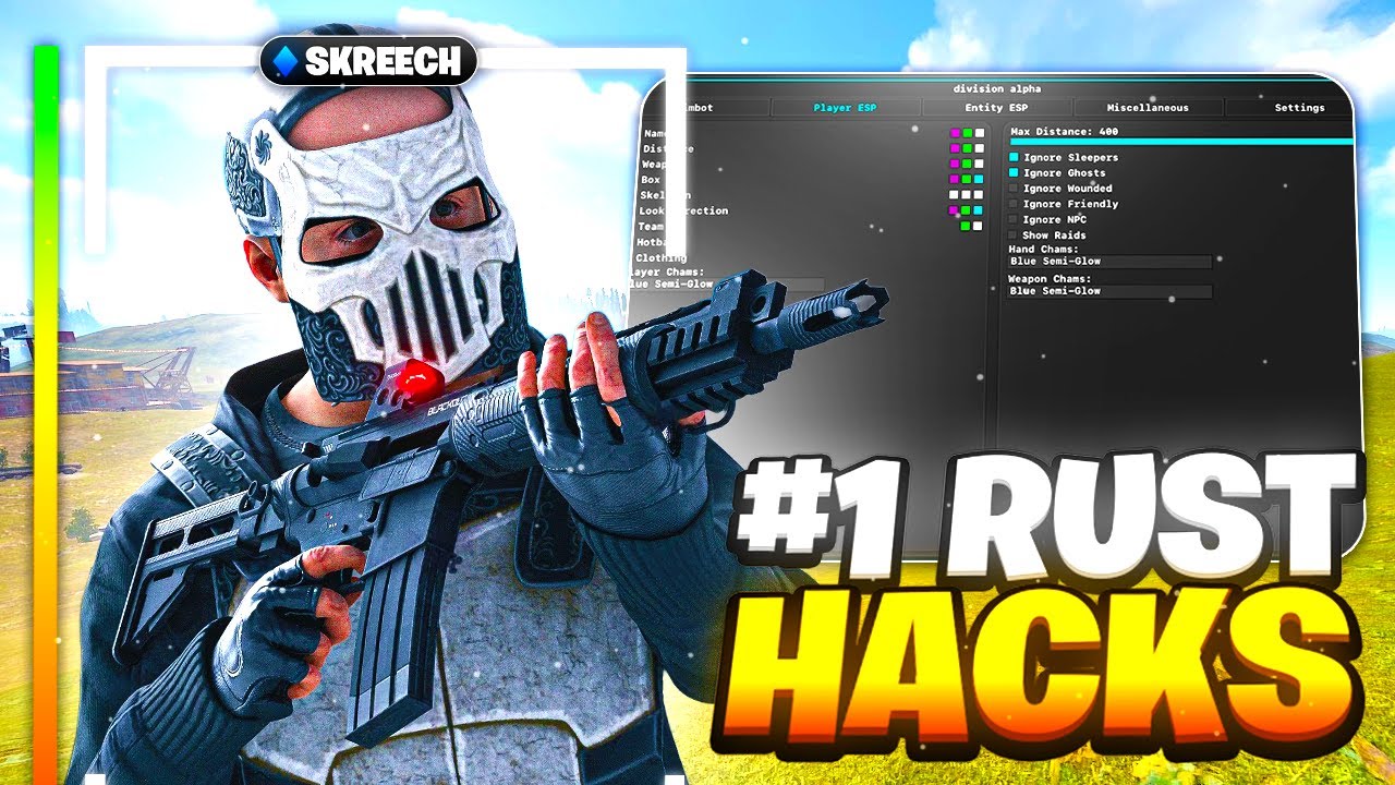 Cheating with the best (Undetected) Rust Cheat FT Skreech.gg