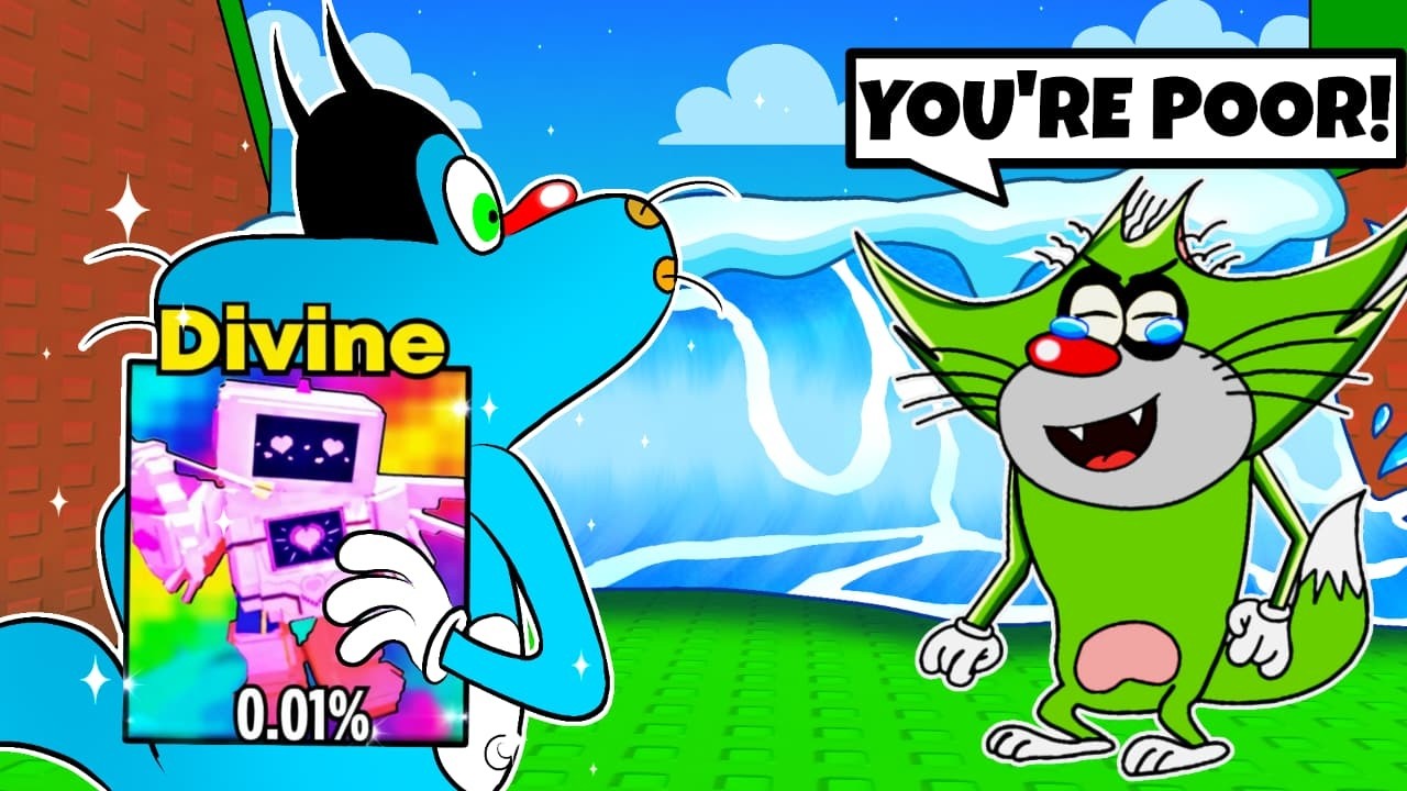 I Pretended To Be A Noob… Then Gave Away DIVINE BRAINROT In Roblox 