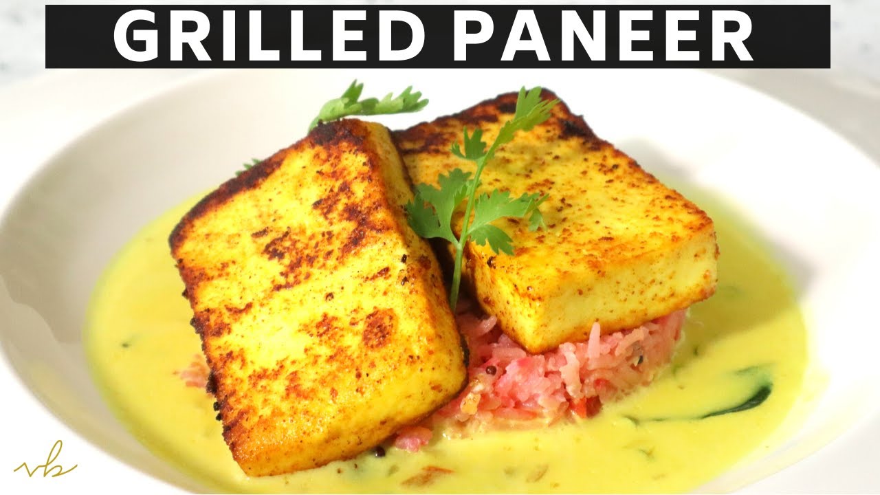 Жареный панир и рис со свеклой | Рецепт ресторанной еды дома