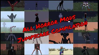 Minecraft All Horror Mods Jumpscare Compilation☠️ (2025)