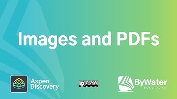 Images and PDFs