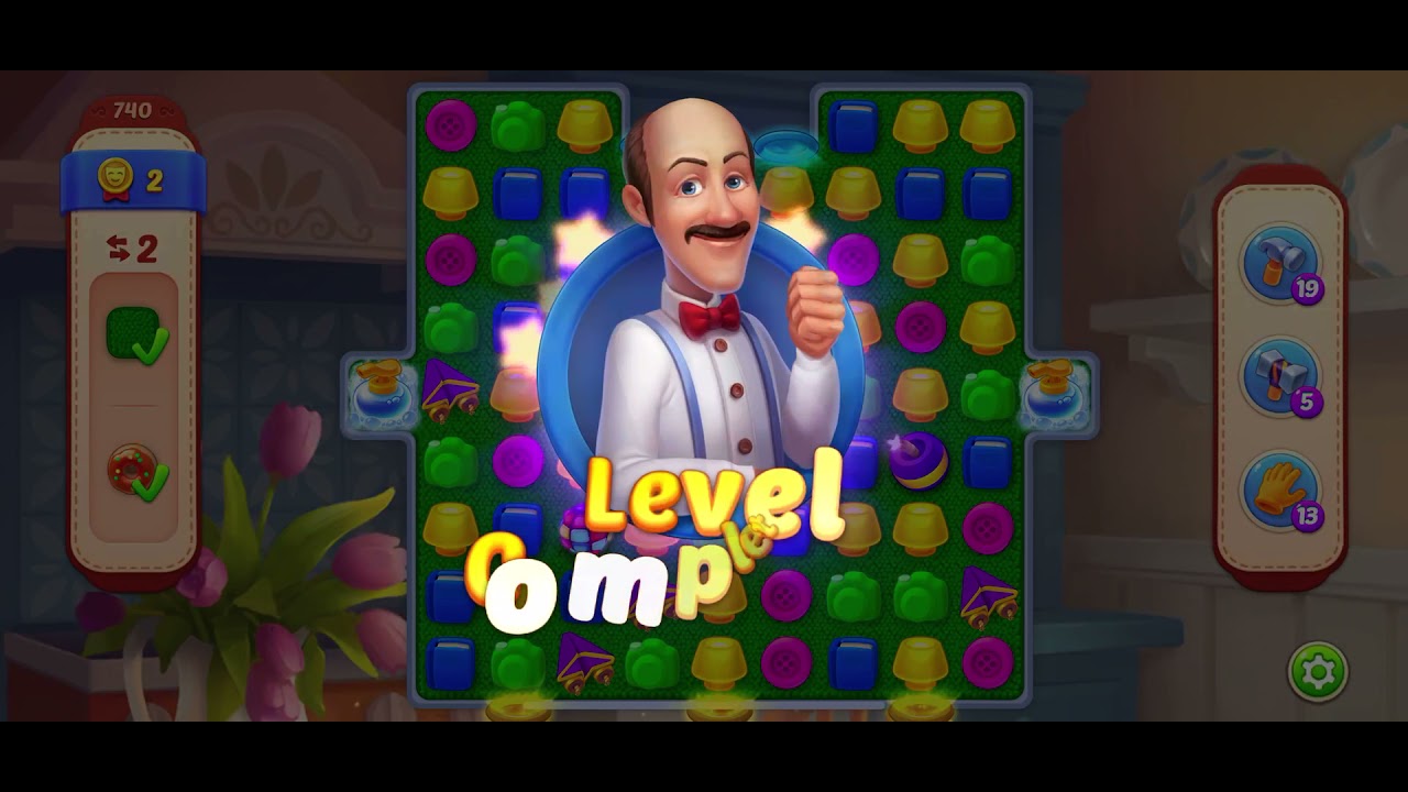 HomeScapes Super Hard Level 738 739 740 741 742 NO BOOSTER Walkthrough