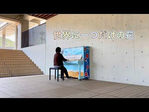 SMAP/世界に一つだけの花 cover. ストリートピアノで弾いてみた＃47