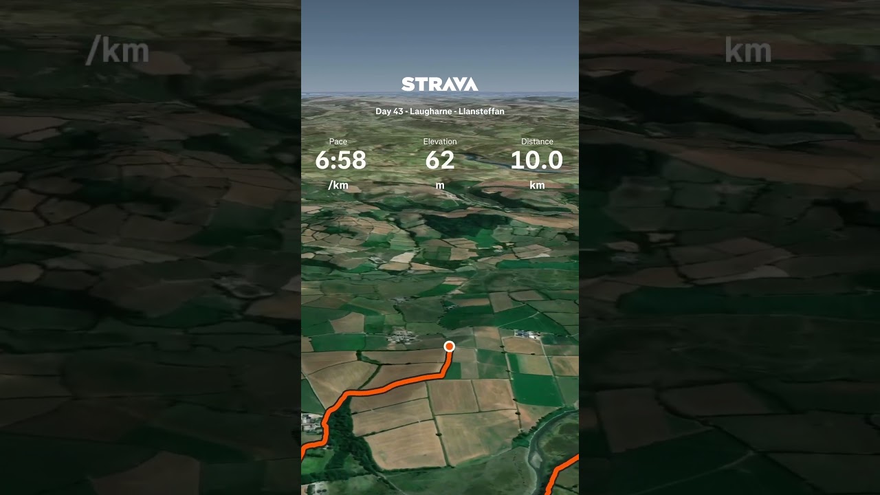 Day 43 Running the Wales Coastal Path. 1400km  