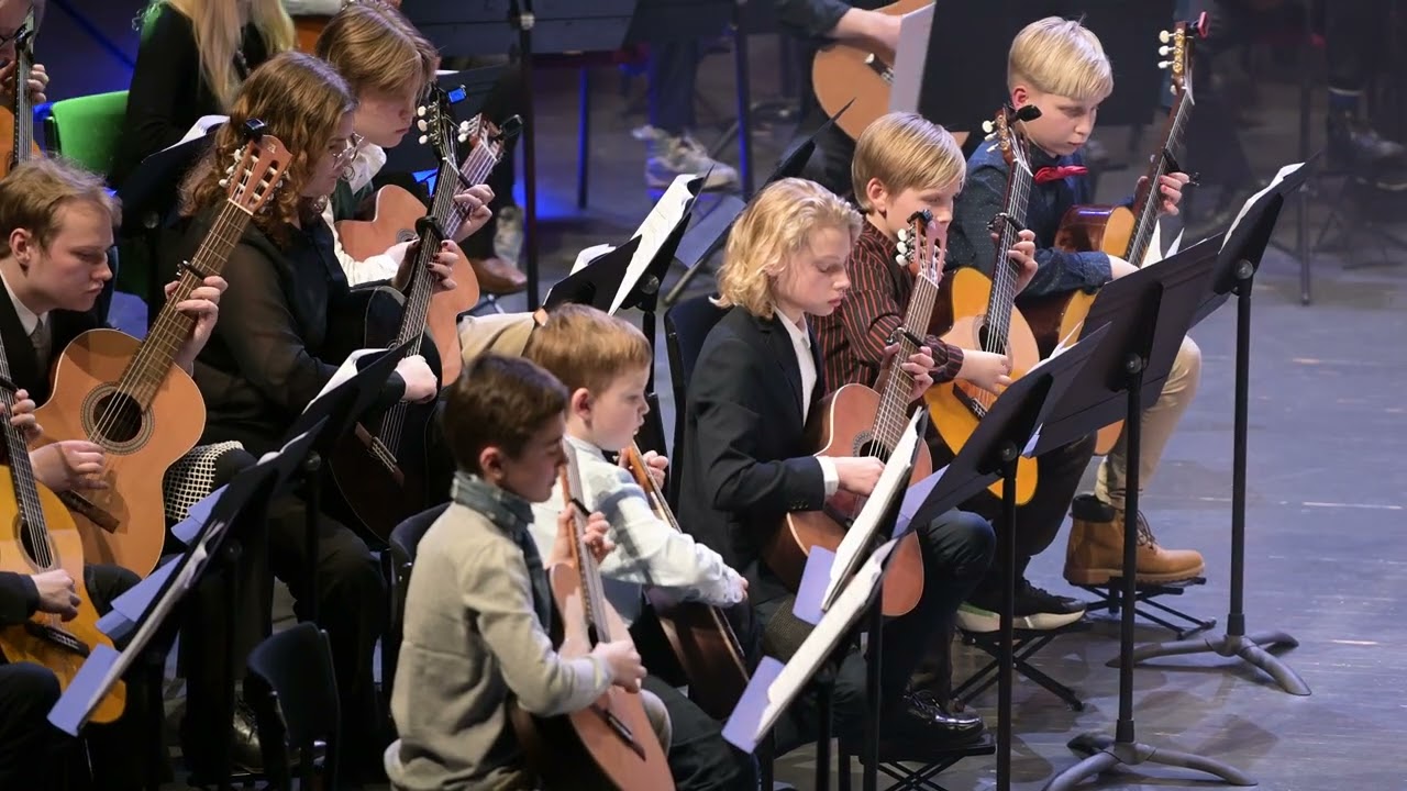 ANGEL EYES by ABBA - The Finnish Guitar Orchestra LIVE