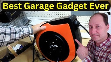 Extension Cord Reel Install - Must Have in Every Garage