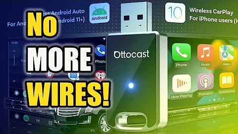 Ottocast Mini Wireless CarPlay Adapter 2025 | Convert Wired CarPlay & Android Auto to Wireless in Se