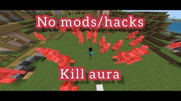 how to get kill aura without any mod!!!(commands only) in mcpe/bedrock