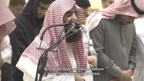 وَلَوْ تَرَى إِذْ وُقِفُوا عَلَى النَّارِ تلاوة باكية للشيخ محمد اللحيدان~عشاء السبت14ـ3ـ1439  360 X