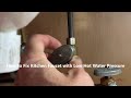 How to Fix Kitchen Faucet with Low Hot Water Pressure