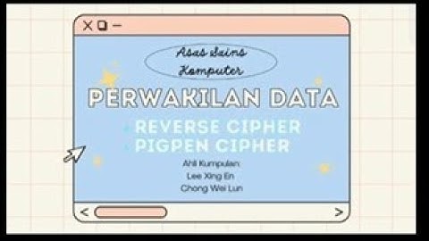 ASK T3: BAB 2: 2.1 Kriptografi Dalam Keselamatan Data