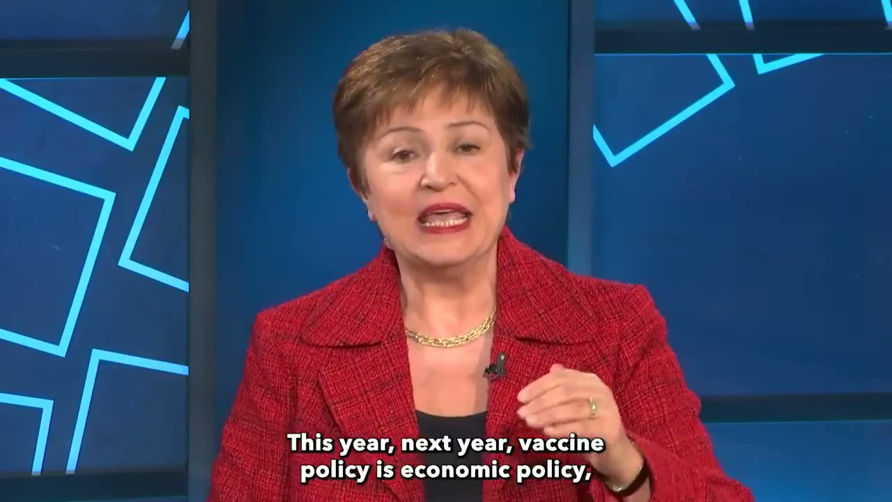 No one is hiding anything.F head Kristalina Georgieva: "Vaccination policy is an economic policy.