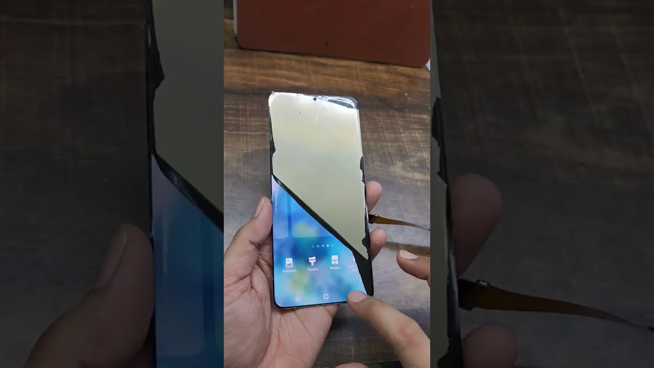 Samsung screen experiment. 