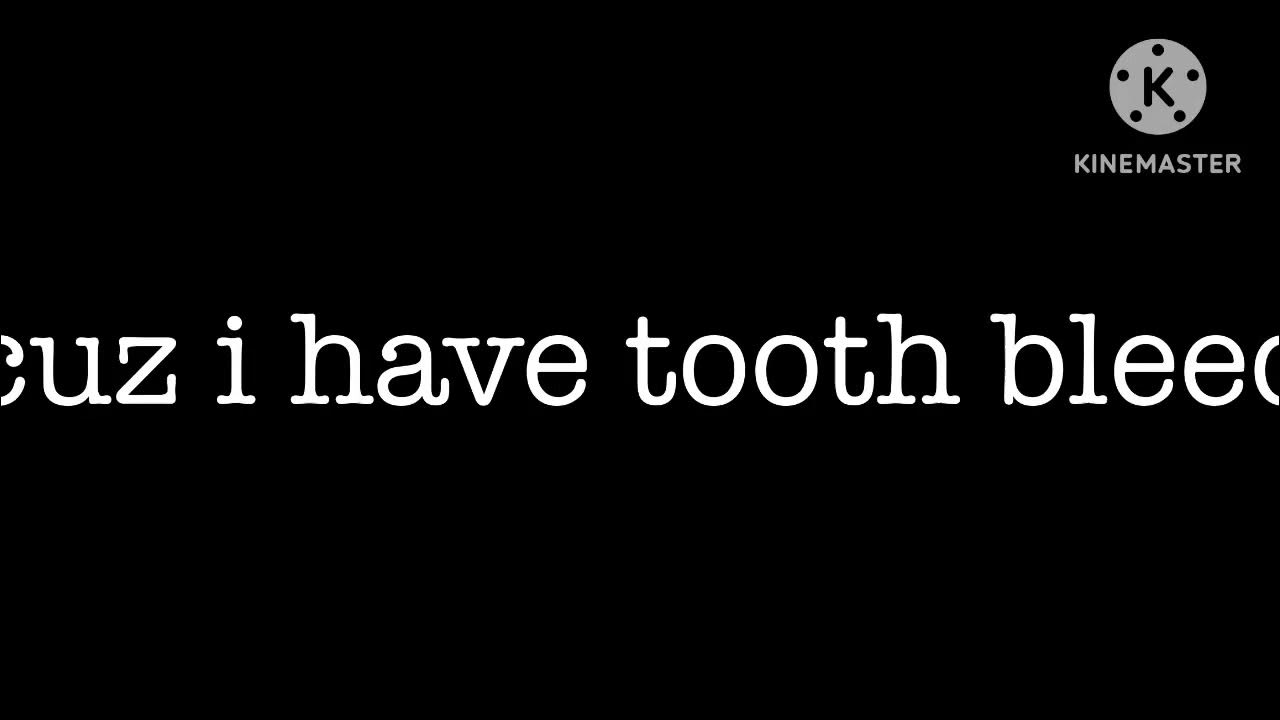 Taking a break during tooth bleed - YouTube