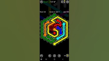 How To Solve Flow Free Hexes Courtyard Spin Level 2 9x9 Board Walk Through Solution Walkthrough