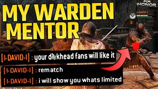 Rep 70 Warden TEACHES Me How To Play | For Honor
