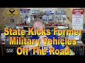 State Kicks Former Military Vehicles Off the Road