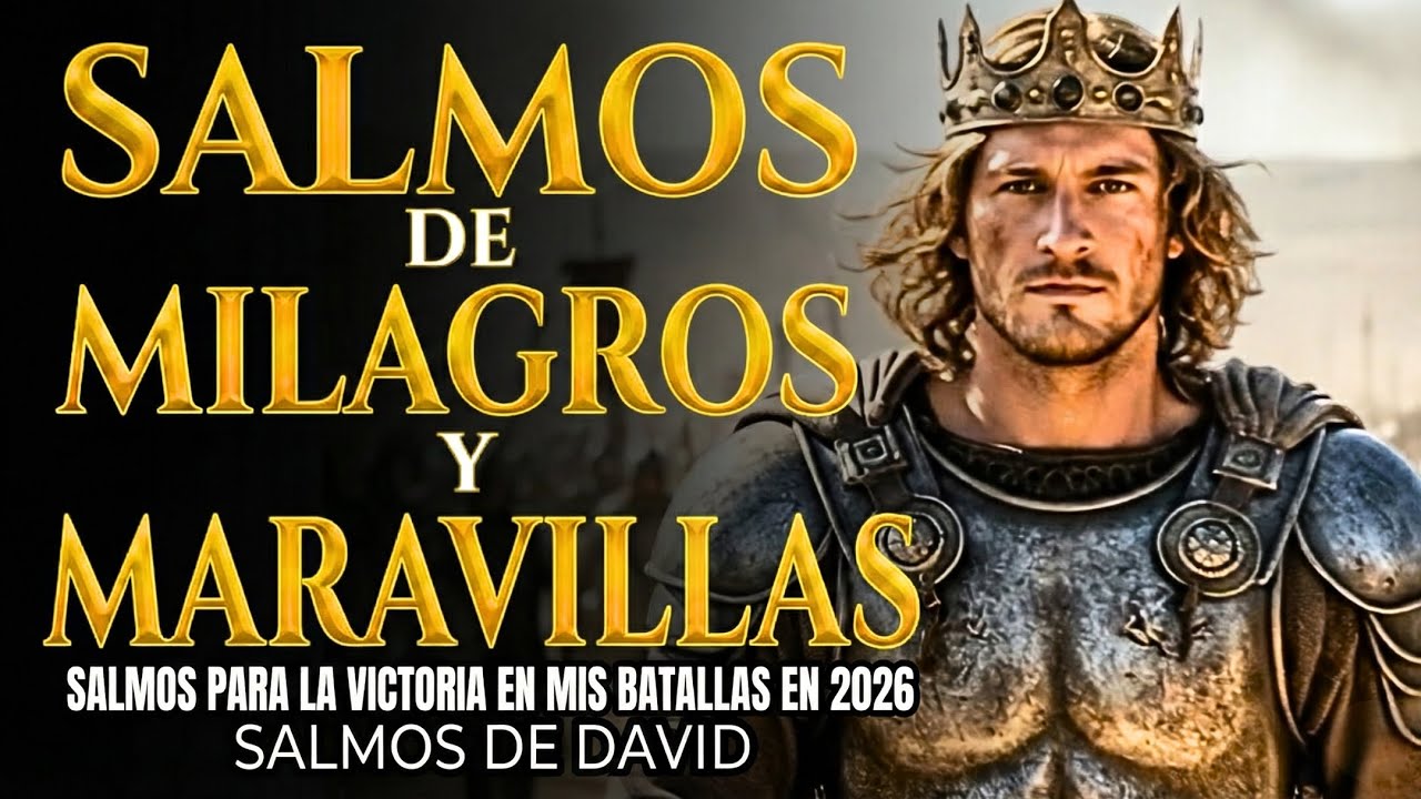 SALMOS PARA GANAR NUESTRAS BATALLAS EN EL 2026 | Salmos que David Cantaba Con Poder #salmos