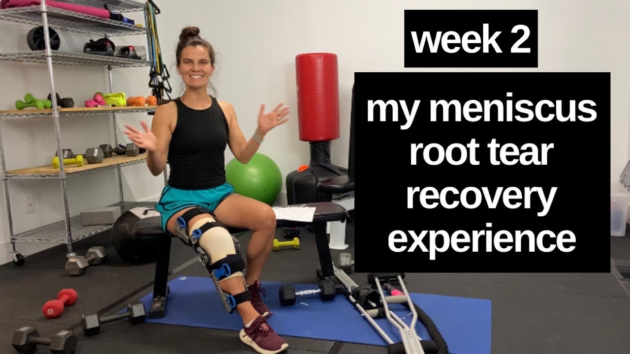 WEEK 2 MENISCUS ROOT TEAR RECOVERY // DCFitt YouTube