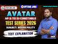 AVATAR 120 DAYS | DAY 23 | AP & TG SI-Constable 2026 | Indian Polity Test Explanation #indianpolity
