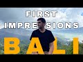 FIRST IMPRESSIONS OF BALI (Motorcycle Rental in Bali)