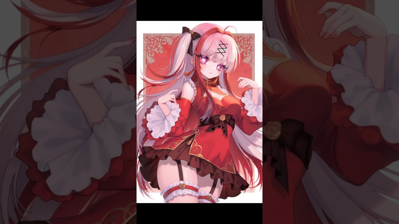 イラストレーターVtuberがチャイナな自分描いてみた　#個人Vtuber #vtuber #イラスト #セルフ受肉 #メイキング #タイムラプス #イラストメイキング