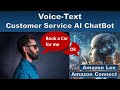 Ai chatbot tutorial voicetext  amazon connect and lex  virtual ai assistant