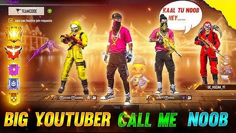 TOP 1 GLOBAL PLAYER VS 3 RED CREMINAL || GRANDMASTER PLAYER CALL ME NOOB || BADGE 99 VS AJJUBHAI94