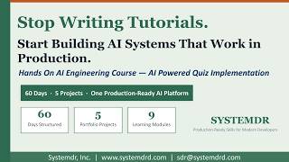 AI-Powered Quiz Platform with Microservices | 60-Day Hands-On AI Engineering Course #aiengineering