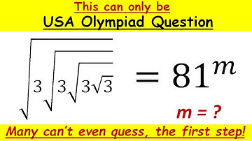 USA Olympiad Exponential Equation | Find the value of "m"