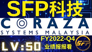 【SFPTECH】【CORAZA】【业绩报报看】【FY2022-Q4】【SFPTECH 0251】【CORAZA 0240】【LV : 50】