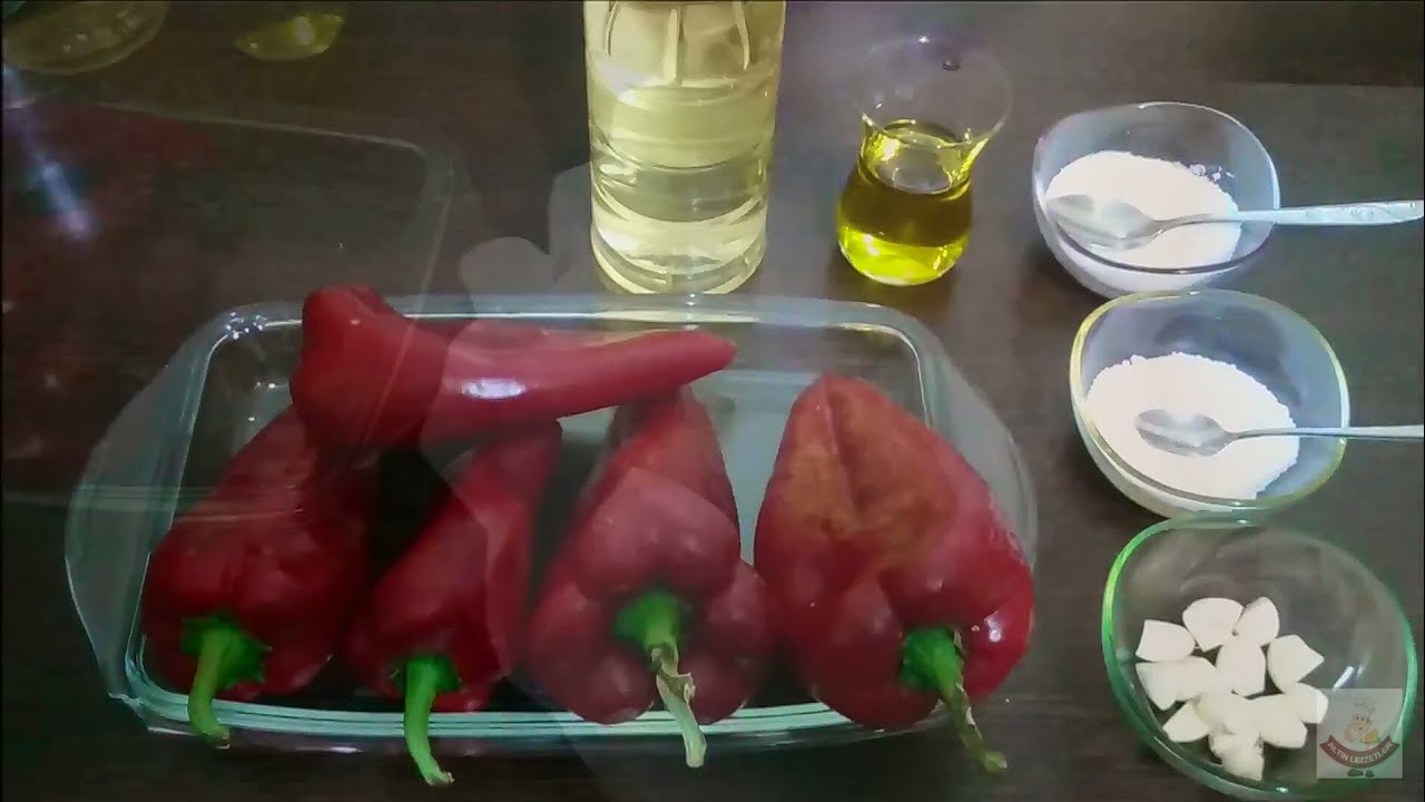 Yağlı Kırmızı Biber Konservesi Tarifi Yağlı Kırmızı Biber Konservesi Tarifi