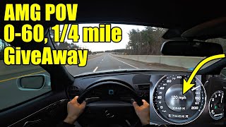 w211 E63 AMG acceleration POV | 0-60 | Quarter mile | 0-100