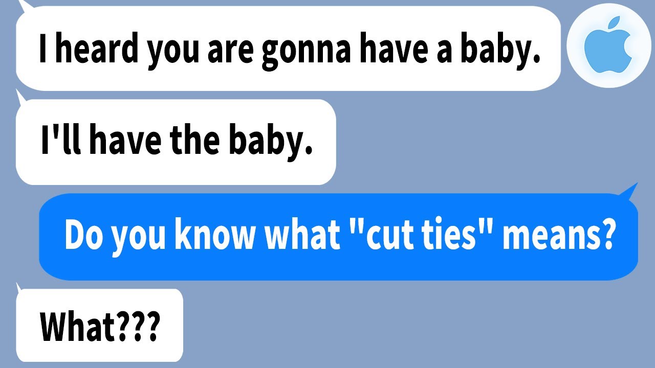 【Apple】My MIL whom I cut ties 3years ago tried to steal my baby...