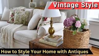 Thrift Store Home Makeover Spring Decorating Ideas Using Antique Vintage Treasures
