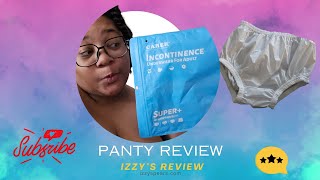 Underwear Review| IZZYS REVIEW| plus-size incontinence underwear | period panties | Carer Review