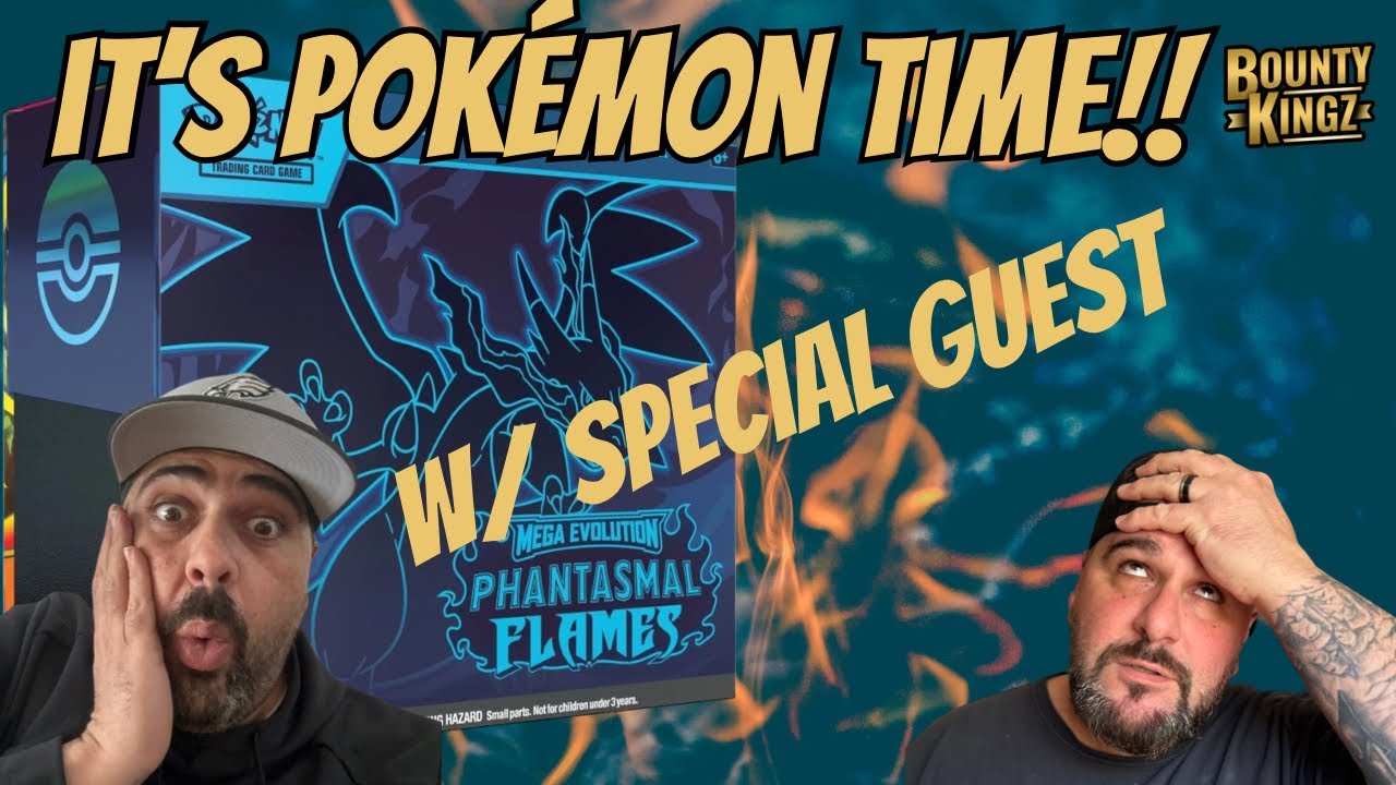 DID THE BOUNTY KINGZ FLAME OUT?? | Pokemon Phantasmal Flames Elite Trainer Box w/ Special Guest