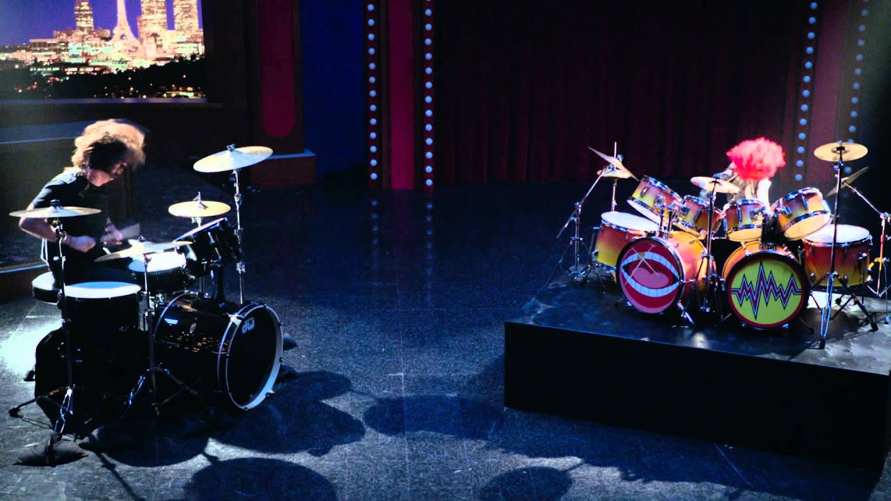 Dave Grohl and Animal Drum Battle - The Muppets
