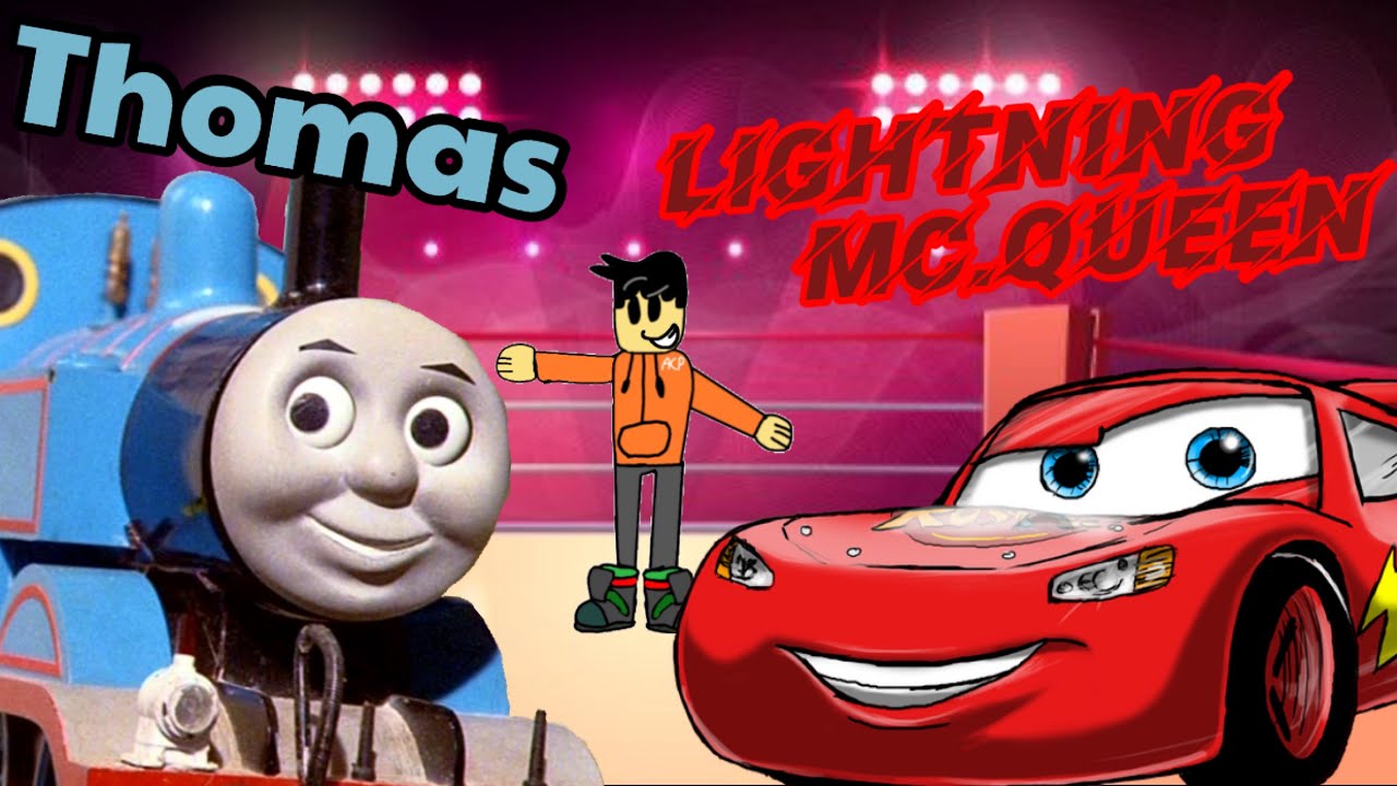 Thomas Vs Lightning McQueen | ACP Rap Battles R4 - 1 - YouTube