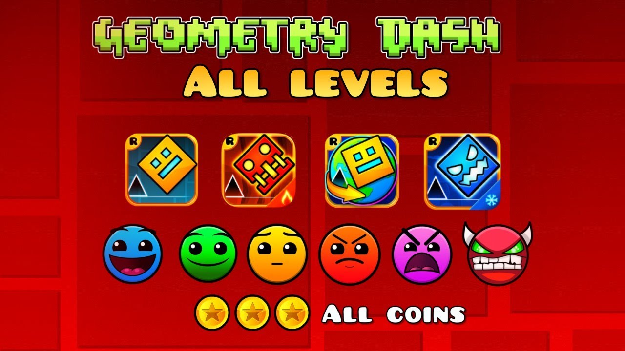 Geometry Dash all levels (Meltdown, World y Subzero) | ItsJuanGD - YouTube
