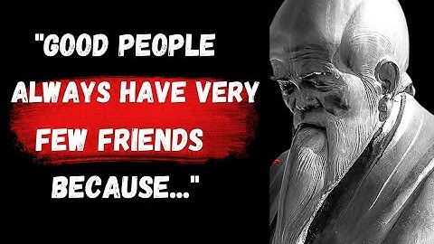 "Timeless Wisdom of Lao Tzu: Life Lessons for Youth to Avoid Regrets in Old Age" | Ancient Quotes 😱