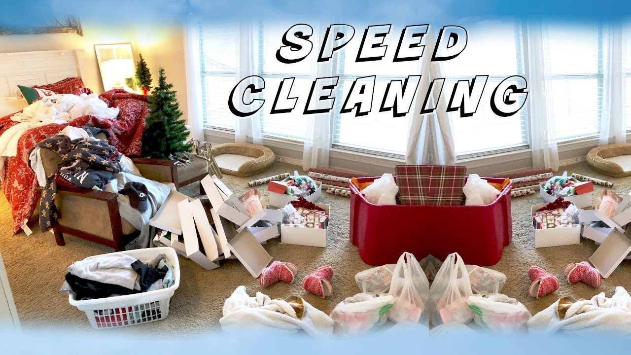 SPEED CLEANING MY BEDROOM