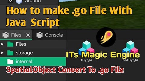 How to Make SpatialObject .go File with Java in ITs Magic Engine #itsmagictutorial #itsmagicengine