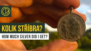 How much silver coins I found on a hunted out spot with a new detector?