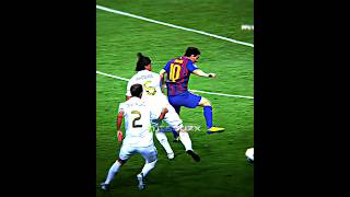 Messi destroying 'Real Madrid' defense 🔥👽