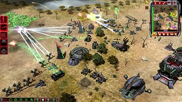 C&C 3 Kanes Wrath 3v3 Vs Brutal Ai , Compstomp , LIVE HD