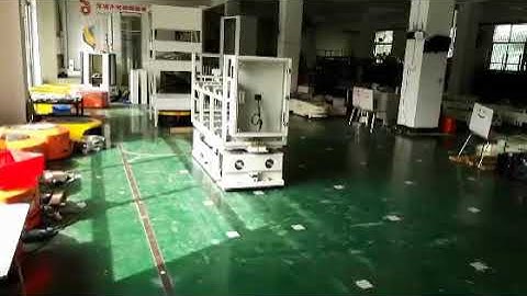 706 customized QR code navigation double layer 6 roller conveyors AGV