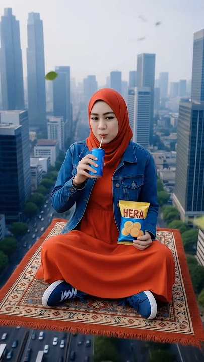 seru banget liat pemandangan kota dari atas saambil makan cemilan..#videoshortsviral #herawati